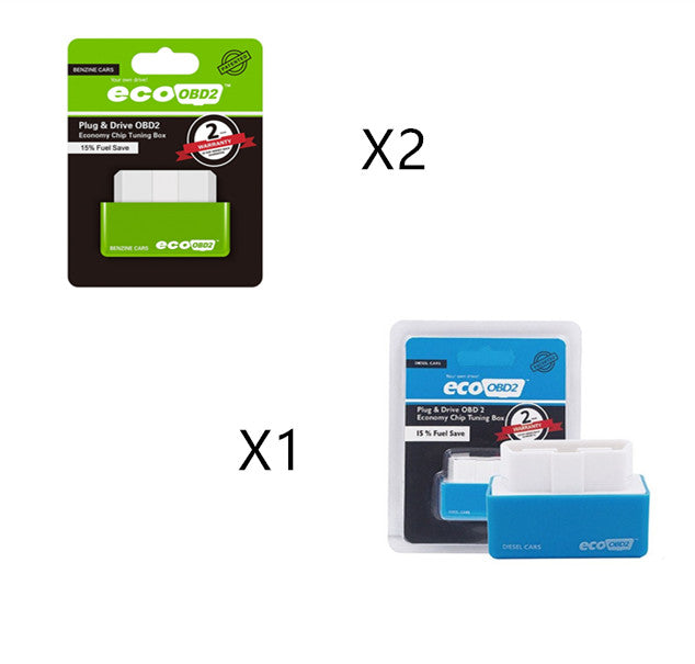 Boîtier Éco OBD2 Plug and Play pour Voiture Essence - Économie de Carburant Driver