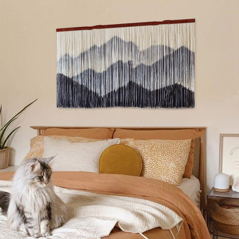 Tapisserie de salon teinte à la main bohémienne