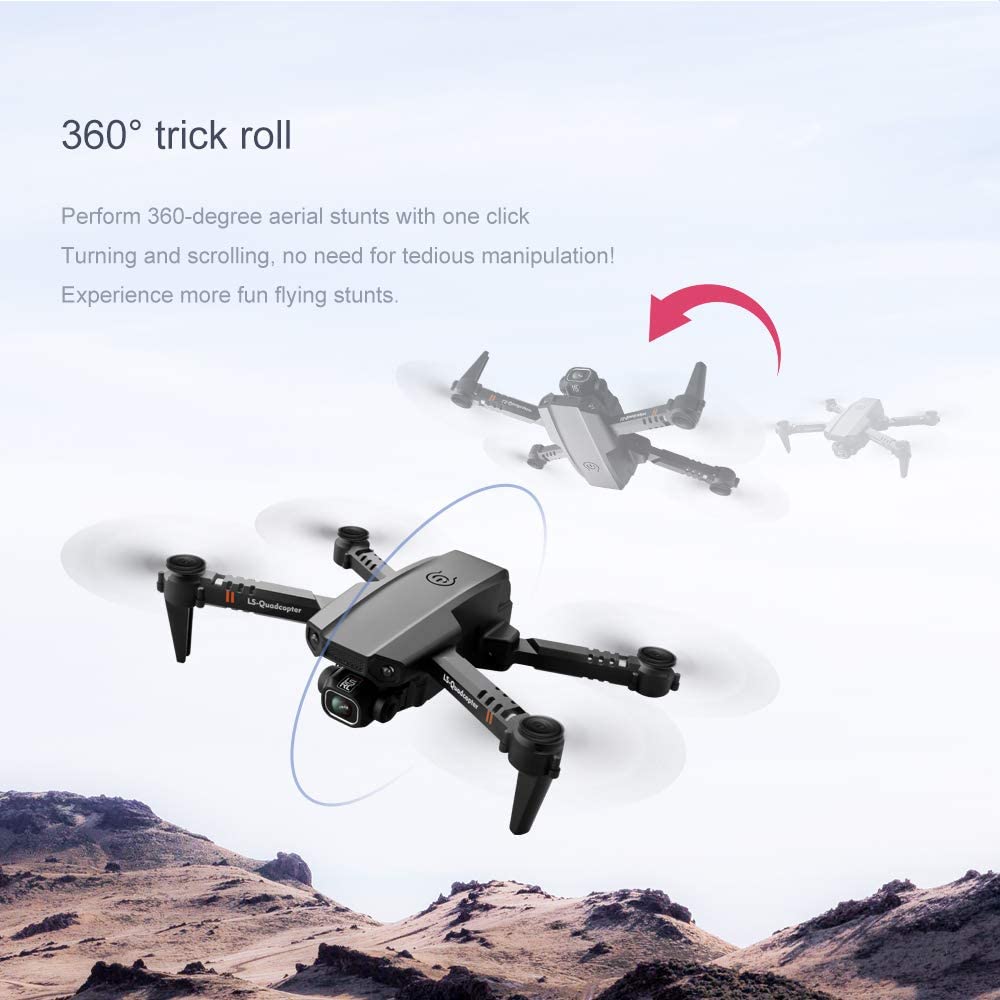 Mini drone compacte avec photographie aérienne haute définition - Quadcoptère élégant et performant