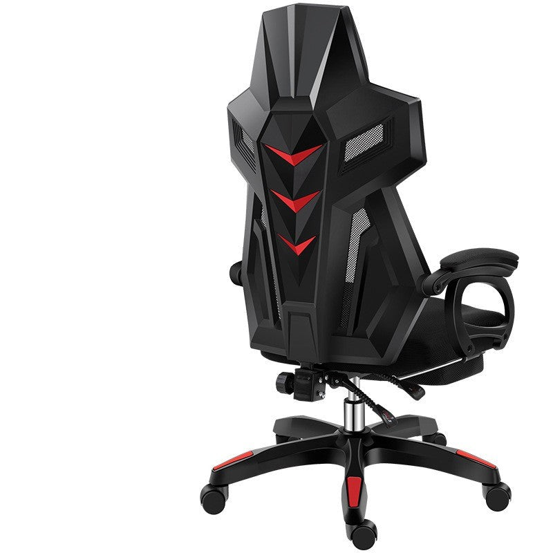 Chaise pivotante ergonomique de bureau avec dossier, siège inclinable et support ajustable - IVOIRART.COM