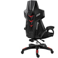 Chaise pivotante ergonomique de bureau avec dossier, siège inclinable et support ajustable - IVOIRART.COM