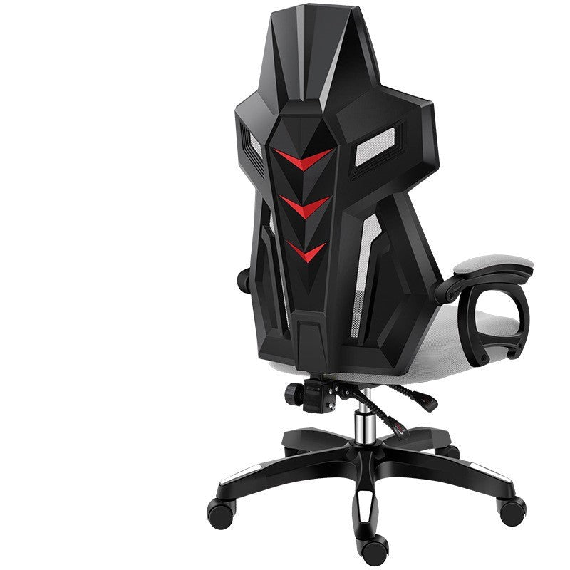 Chaise pivotante ergonomique de bureau avec dossier, siège inclinable et support ajustable - IVOIRART.COM