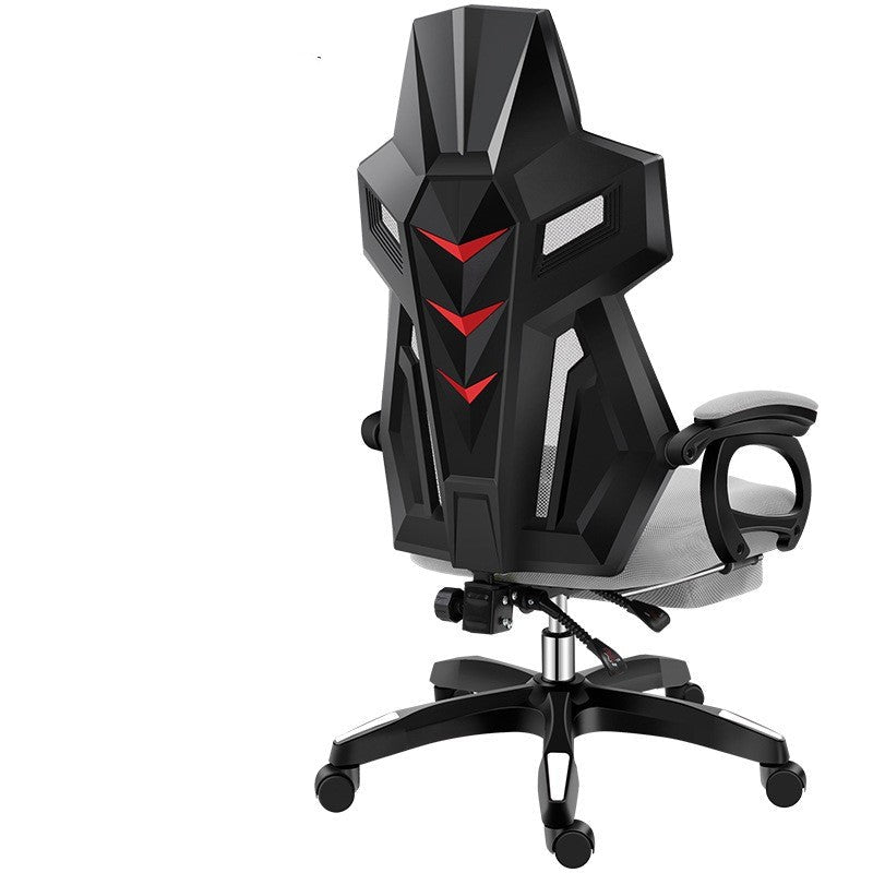 Chaise pivotante ergonomique de bureau avec dossier, siège inclinable et support ajustable - IVOIRART.COM