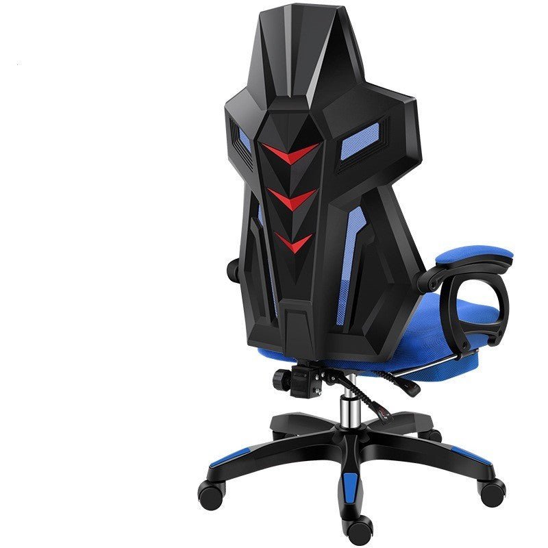 Chaise pivotante ergonomique de bureau avec dossier, siège inclinable et support ajustable - IVOIRART.COM