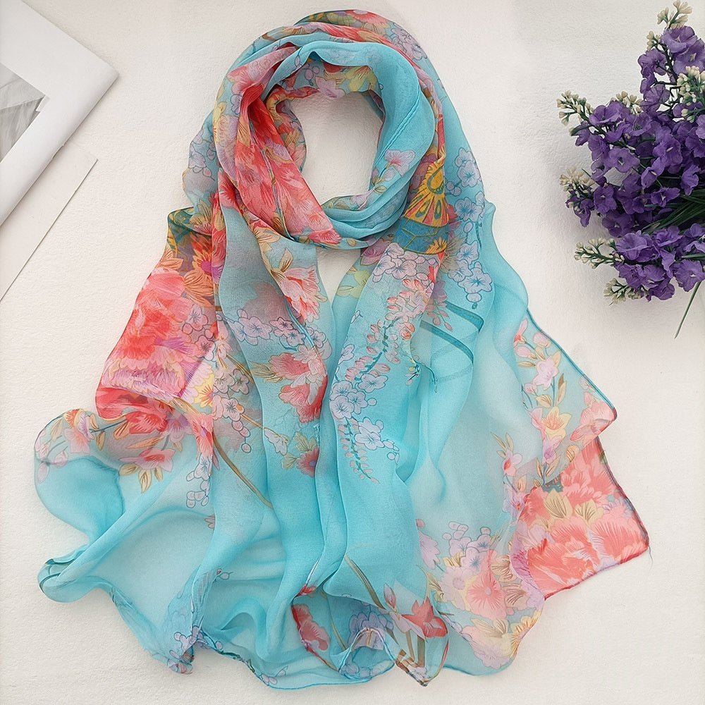 Châle décontracté pour femme, polyvalent et protecteur contre le soleil, style mi - long - IVOIRART.COM