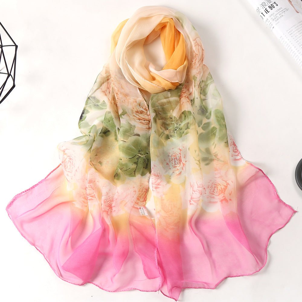 Châle décontracté pour femme, polyvalent et protecteur contre le soleil, style mi - long - IVOIRART.COM