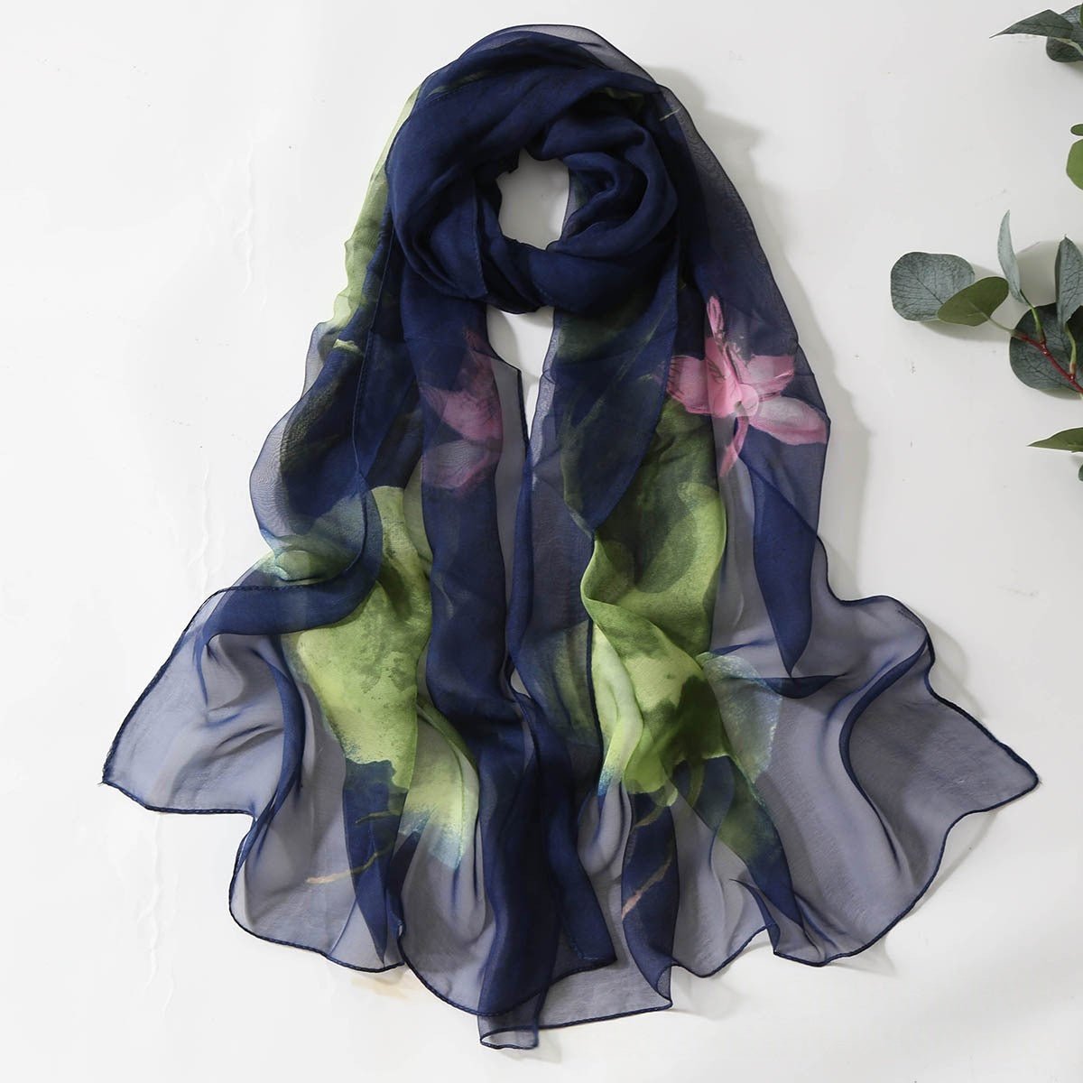 Châle décontracté pour femme, polyvalent et protecteur contre le soleil, style mi - long - IVOIRART.COM