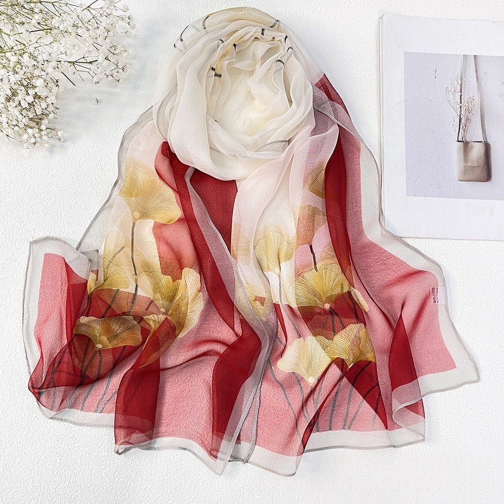 Châle décontracté pour femme, polyvalent et protecteur contre le soleil, style mi - long - IVOIRART.COM