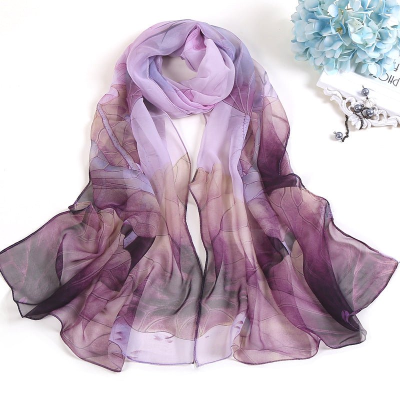 Châle décontracté pour femme, polyvalent et protecteur contre le soleil, style mi - long - IVOIRART.COM