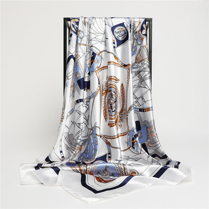 Châle Foulard Universel à Motifs Saisonnière avec Protection Solaire Imprimée - IVOIRART.COM