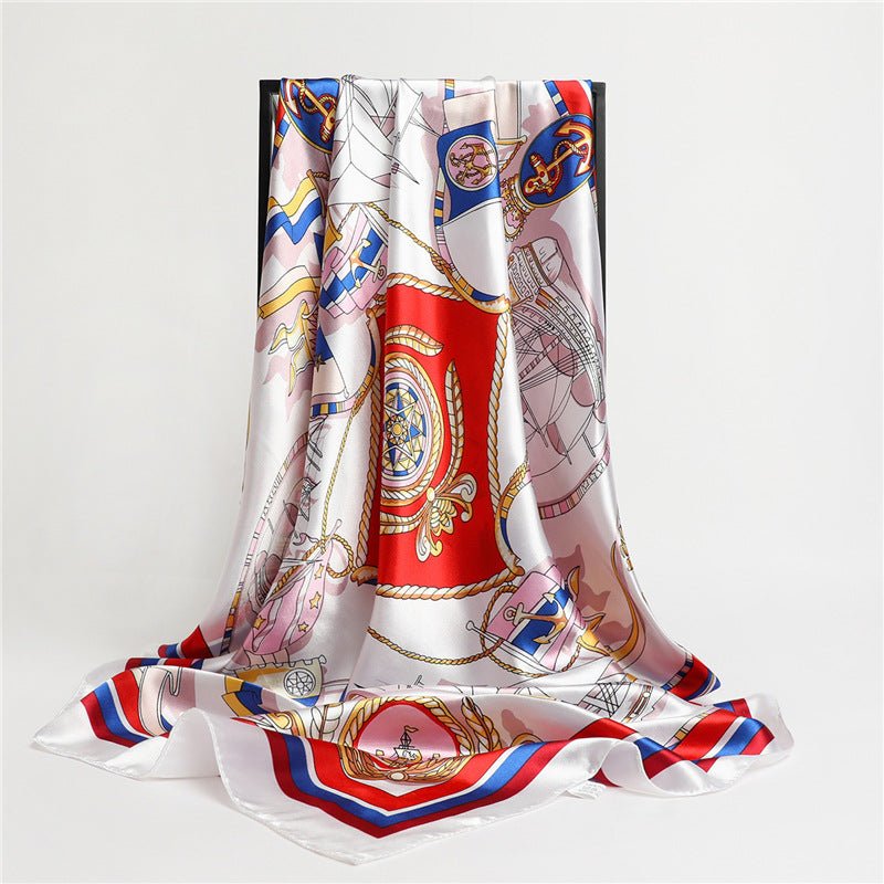 Châle Foulard Universel à Motifs Saisonnière avec Protection Solaire Imprimée - IVOIRART.COM