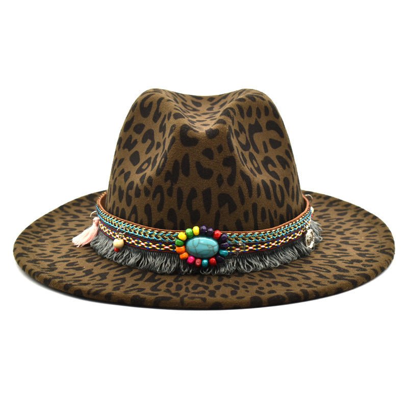 Chapeau feutre laineux européen et américain pour homme, large bord élégant mixte - IVOIRART.COM