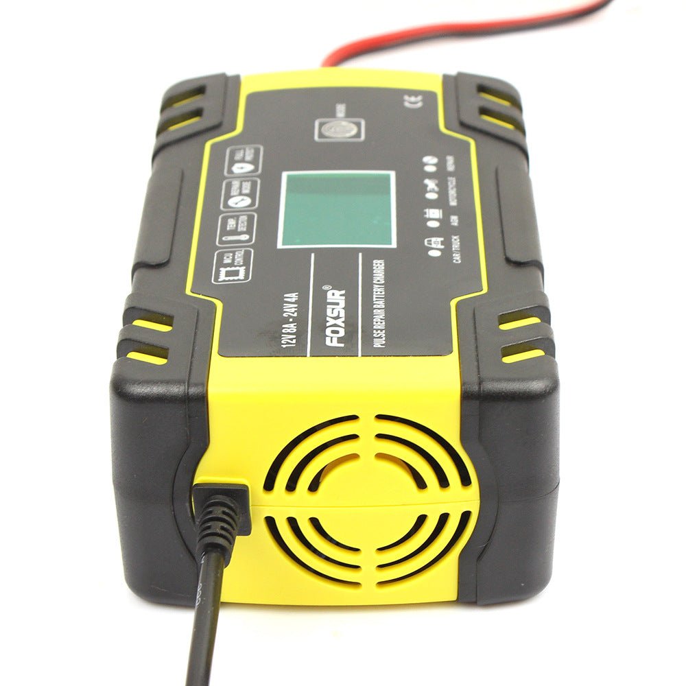 Chargeur de batterie moto automatique à 3 niveaux, compatible calcium, gel, AGM, humide - IVOIRART.COM