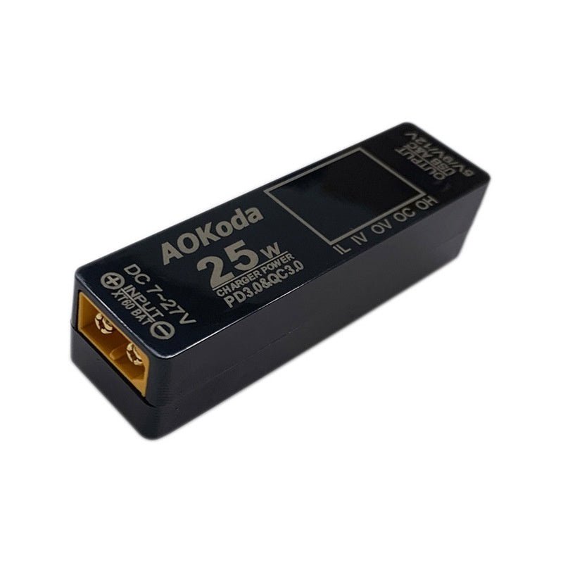 Chargeur de batterie pour drones FPV à voilure fixe avec adaptateur XT60 vers USB pour recharge rapide - IVOIRART.COM