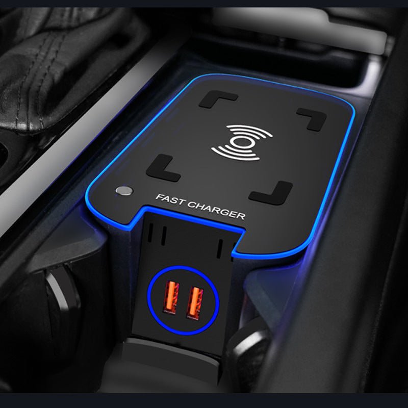 Chargeur de Batterie Sans Fil 15W pour Voiture S90 XC60 XC90 V90 avec Recharge Rapide QC3.0 - IVOIRART.COM