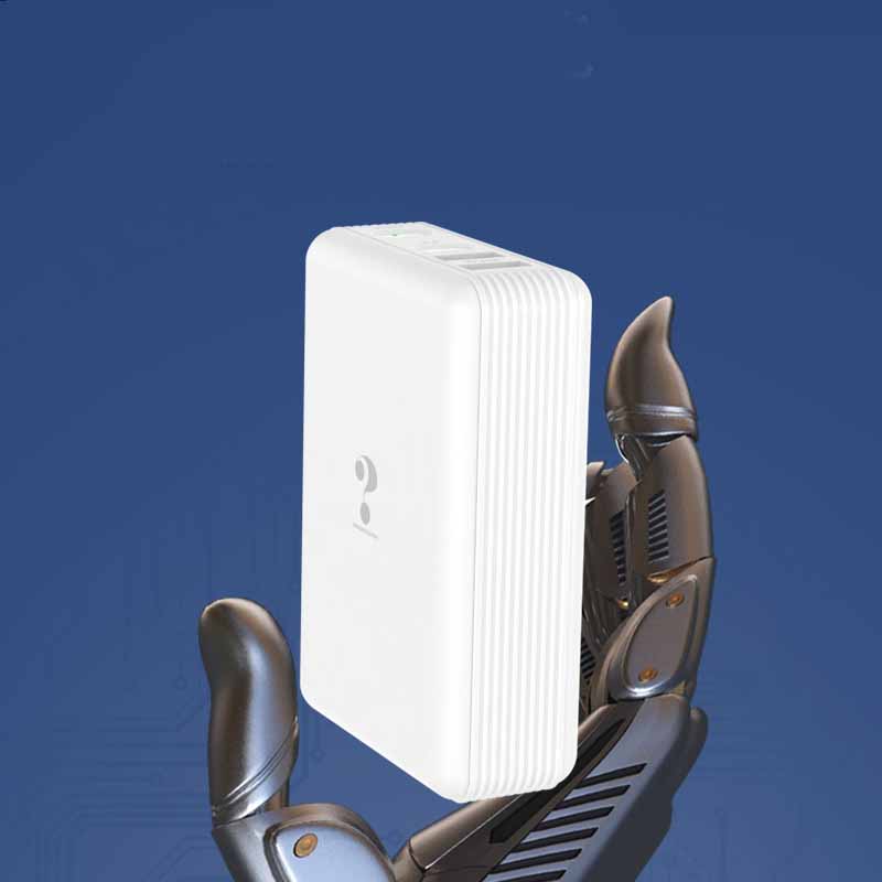 Chargeur de téléphone mobile domestique à charge rapide 100W USB blanc PC ABS - IVOIRART.COM
