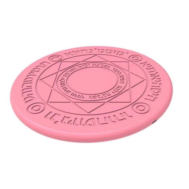 Chargeur sans fil Cercle Magique 10 W compatible avec smartphones Qi rapides - IVOIRART.COM