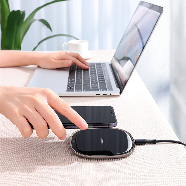 Chargeur Sans Fil Intelligent pour Téléphone Mobile - Charge Rapide 15W Élégant - IVOIRART.COM