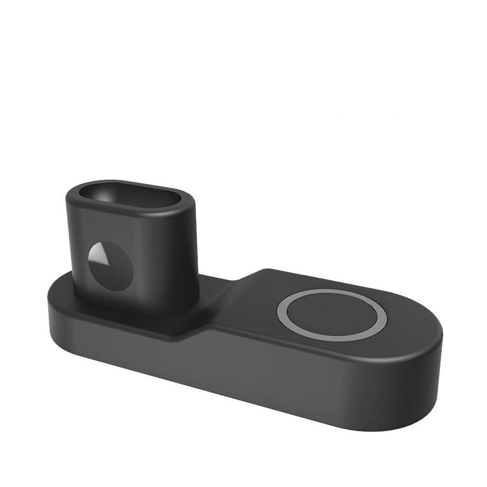 Chargeur sans fil multifonction W3 compatible Apple, 3 en 1 et 4 en 1 pour téléphone, montre et écouteurs - IVOIRART.COM