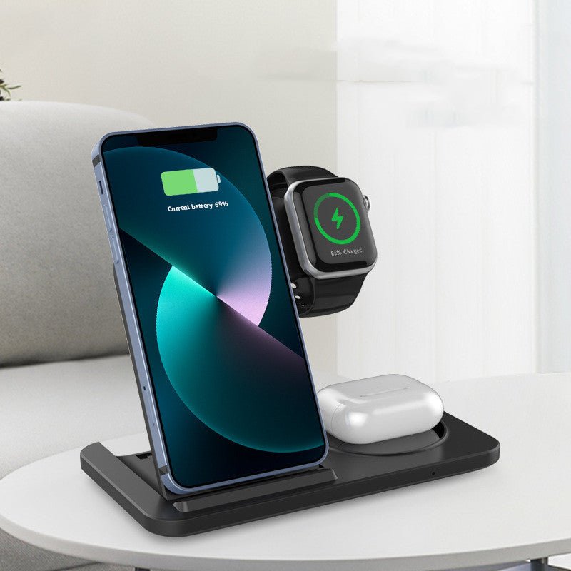 Chargeur sans fil pliable PD - W8 multifonction portable haute performance - IVOIRART.COM