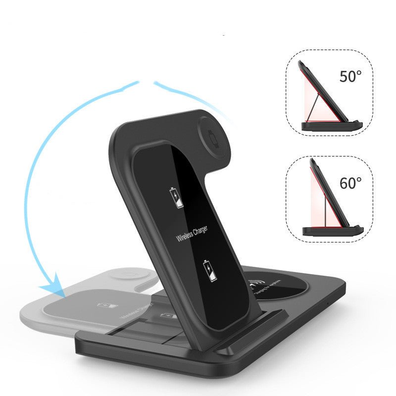 Chargeur sans fil pliable PD - W8 multifonction portable haute performance - IVOIRART.COM