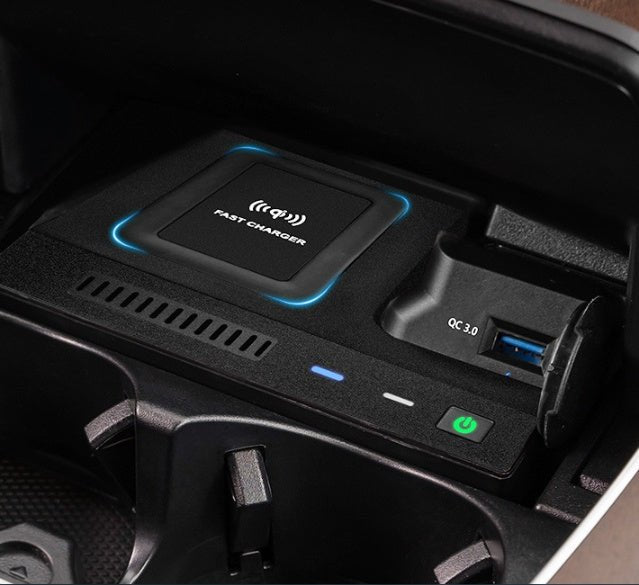 Chargeur Sans Fil Universel pour Voiture avec Plaque de Recharge Rapide - IVOIRART.COM