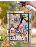 Charme Tracery Fleur Arbre de Vie Peint - Décoration Murale Élégante ABS - IVOIRART.COM