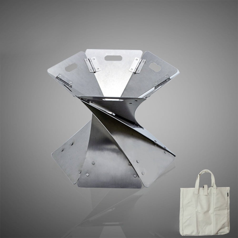 Chauffage extérieur pour feu de camp pliable avec sac de transport en tissu - IVOIRART.COM