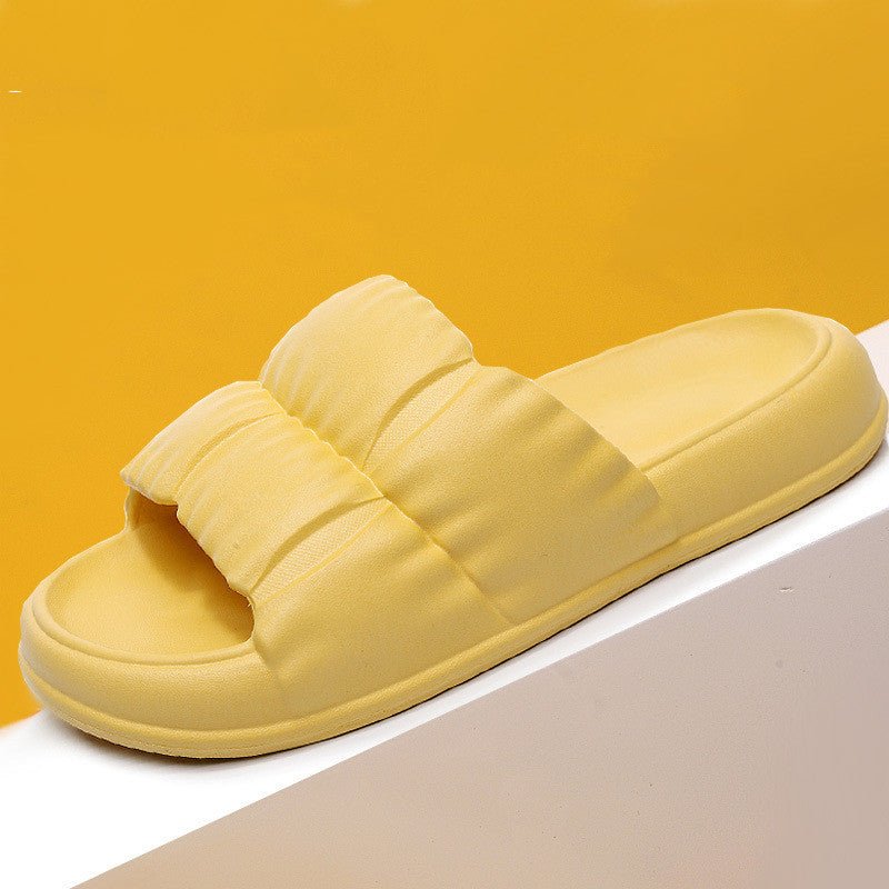 Chaussons d'été pour femme à semelle épaisse, douce et confortable à la maison - IVOIRART.COM