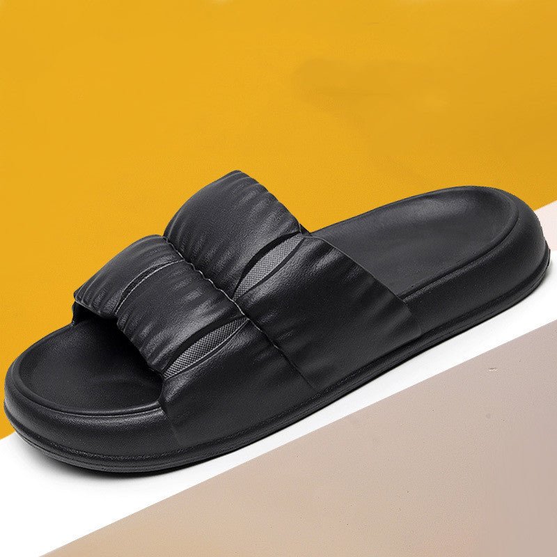 Chaussons d'été pour femme à semelle épaisse, douce et confortable à la maison - IVOIRART.COM