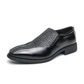 Chaussures à enfiler en cuir tendance rétro britannique pour homme, mocassins élégants - IVOIRART.COM