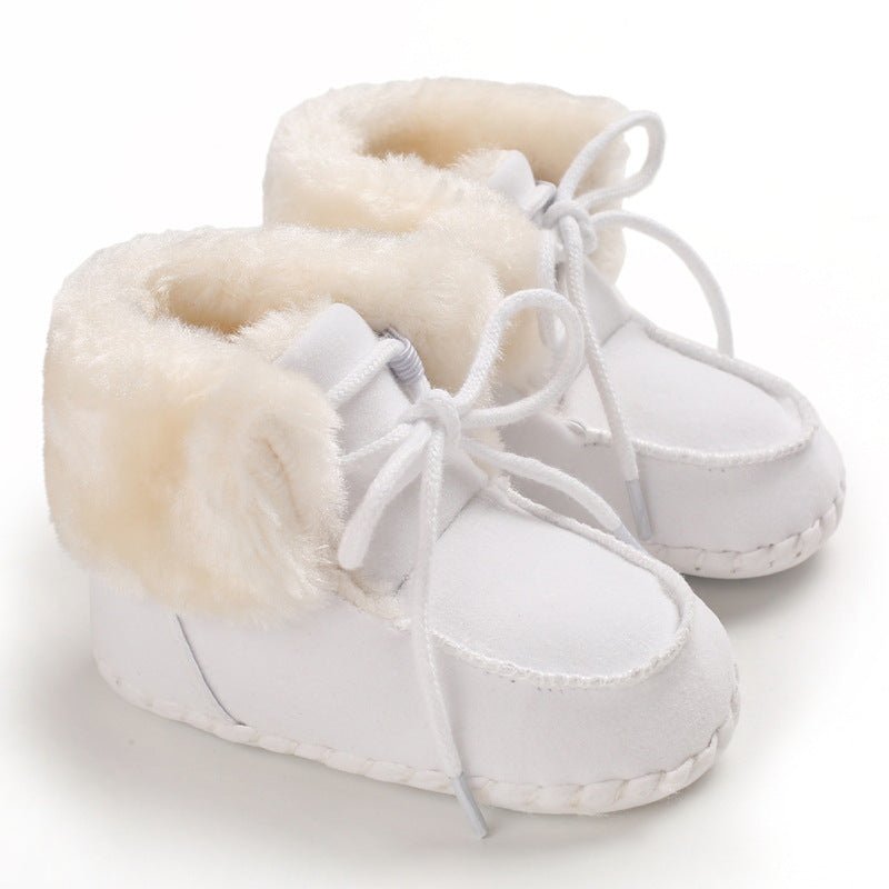 Chaussures Bébé Marche Douces et Chaudes à Semelles Souples Confortables - IVOIRART.COM