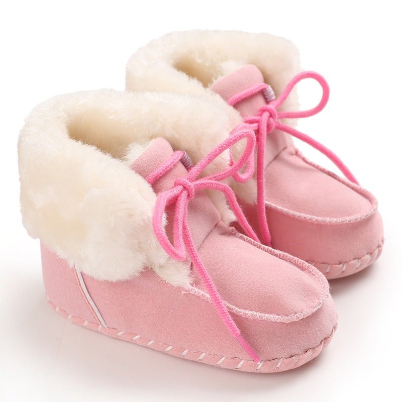 Chaussures Bébé Marche Douces et Chaudes à Semelles Souples Confortables - IVOIRART.COM