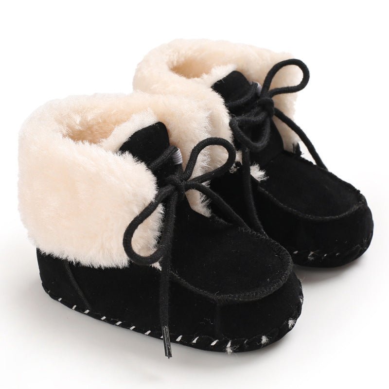 Chaussures Bébé Marche Douces et Chaudes à Semelles Souples Confortables - IVOIRART.COM