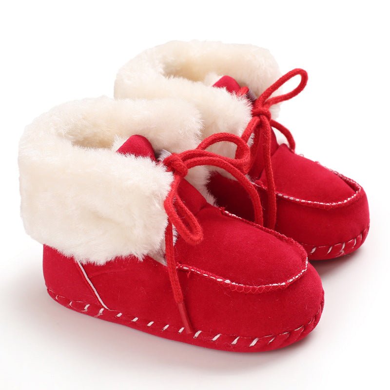 Chaussures Bébé Marche Douces et Chaudes à Semelles Souples Confortables - IVOIRART.COM