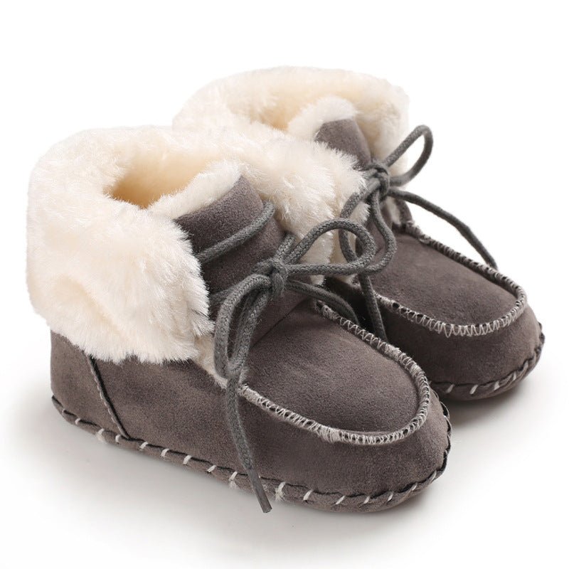 Chaussures Bébé Marche Douces et Chaudes à Semelles Souples Confortables - IVOIRART.COM