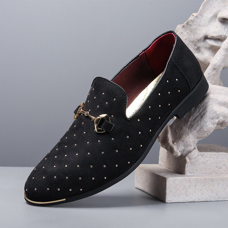 Chaussures brodées pour homme, mocassins slip - on, style estival décontracté - IVOIRART.COM