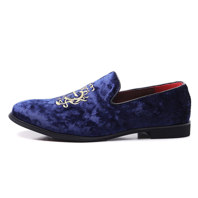 Chaussures brodées pour homme, mocassins slip - on, style estival décontracté - IVOIRART.COM