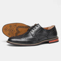 Chaussures brogues classique pour homme style business en PU, semelle caoutchouc - IVOIRART.COM