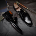 Chaussures cuir business décontracté pour homme Lefu-Automne semelle caoutchouc. - IVOIRART.COM