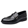 Chaussures cuir homme élégantes décontractées grandes tailles pointues slip-onEU - IVOIRART.COM