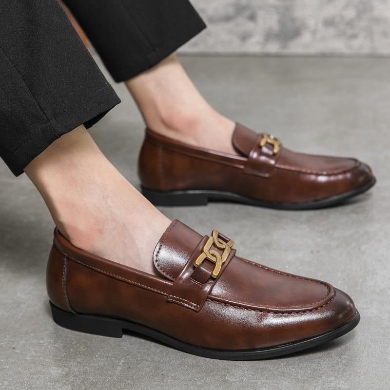 Chaussures cuir homme style british élégantes pour travail formel et look casual - IVOIRART.COM