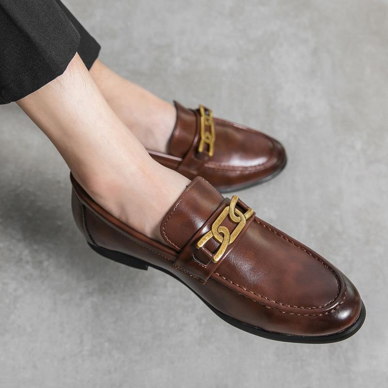 Chaussures cuir homme style british élégantes pour travail formel et look casual - IVOIRART.COM