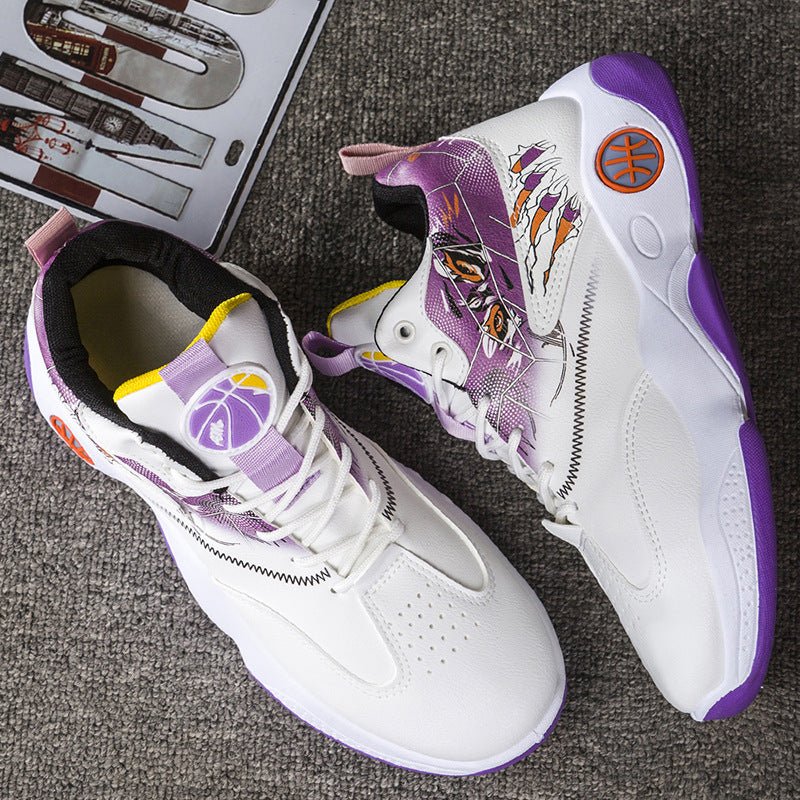 Chaussures de Basket Hautes Respirantes pour Hommes - Confort et Performance - IVOIRART.COM