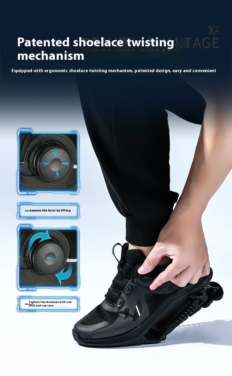 Chaussures de Course Noires Tech Puissance Mécanique Marathon Homme Femme - IVOIRART.COM