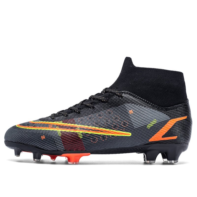 Chaussures de Football Hautes pour Hommes à Pointes AG pour Gazon Synthétique - IVOIRART.COM