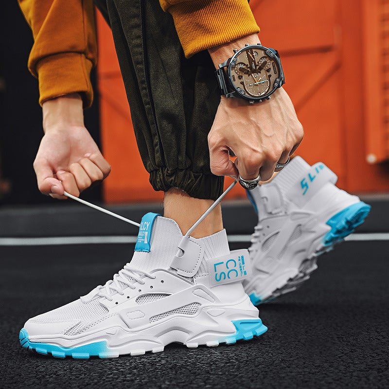 Chaussures de Mode Décontractée Baskets Respirantes Style Papa à Lacets - IVOIRART.COM
