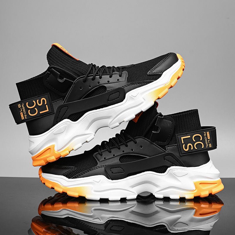 Chaussures de Mode Décontractée Baskets Respirantes Style Papa à Lacets - IVOIRART.COM