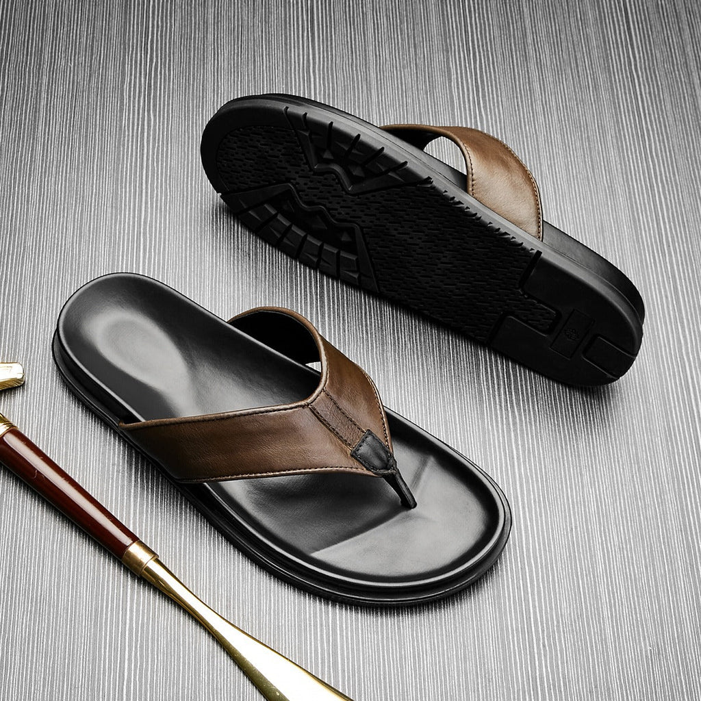 Chaussures de plage antidérapantes pour homme - Sandales décontractées marron 23 - IVOIRART.COM