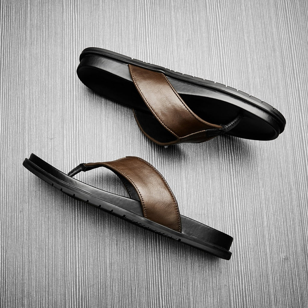 Chaussures de plage antidérapantes pour homme - Sandales décontractées marron 23 - IVOIRART.COM